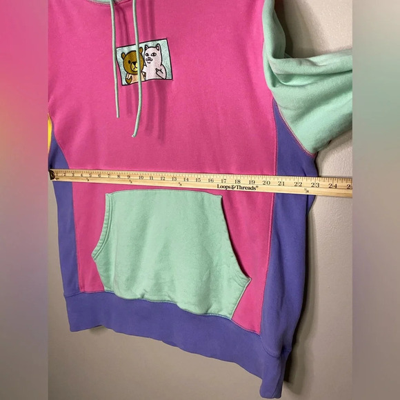 RIPNDIP x Teddy Fresh 2.0 Colorblock Hoodie size medium - Picture 6 of 9